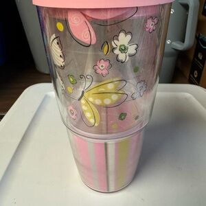 Trevis 24 oz Tumbler Butterflies